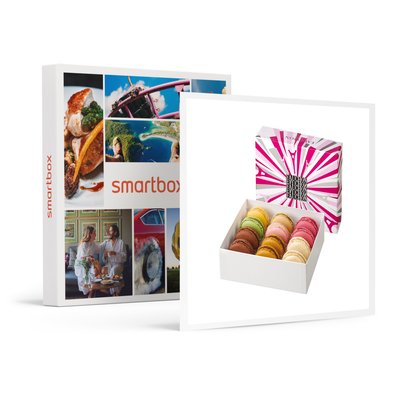 Coffret Décor Paris Fauchon : 12 macarons livrés à domicile- SMARTBOX - Coffret Cadeau Gastronomie SMARTBOX