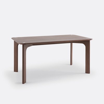 Strofi Walnut Veneer Rectangular Dining Table (Seats 6) LA REDOUTE INTERIEURS