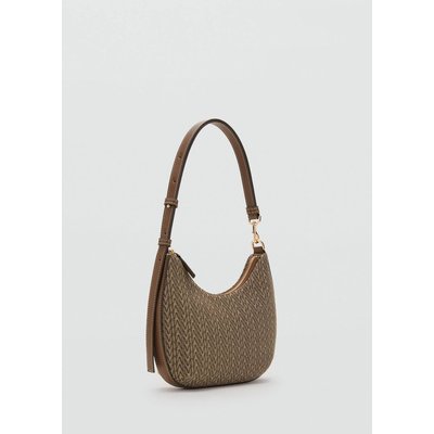Sac à bandoulière logo jacquard MANGO