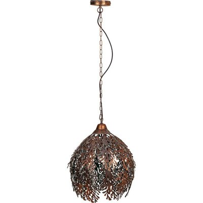 Suspension métal doré effet dentelle ambiance chaleureuse RECOLLECTION
