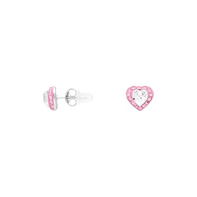 Boucles d'oreilles en argent 925 et cristal CLEOR