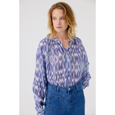 Chemise avec des manches longues, fluide et un imprimé Hind ARTLOVE