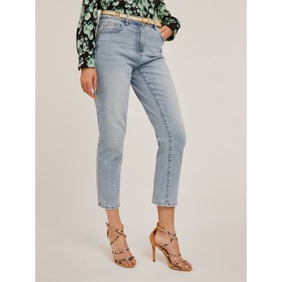 Jeans mum fit modello Elsa cinque tasche in tela misto cotone elastane MOTIVI