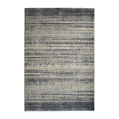 Tapis recyclé motif lignes RECYCLE LINES THE DECO FACTORY