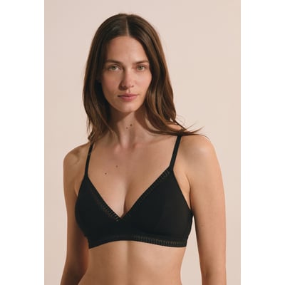 Triangle sans armatures, pads amovibles en coton biologique HAPPILY ETAM