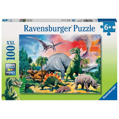 Ravensburger - puzzle enfant - puzzle 100 p xxl - au milieu des dinosaures - dès 6 ans - 10957 RAVENSBURGER