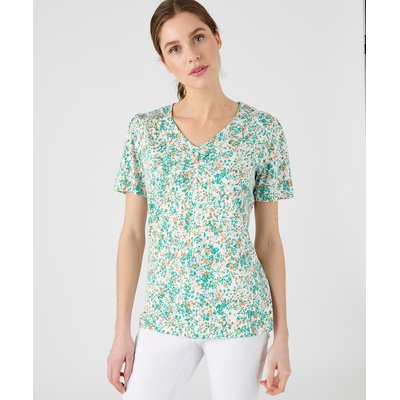 Tee-shirt imprimé coton/modal, manches courtes DAMART