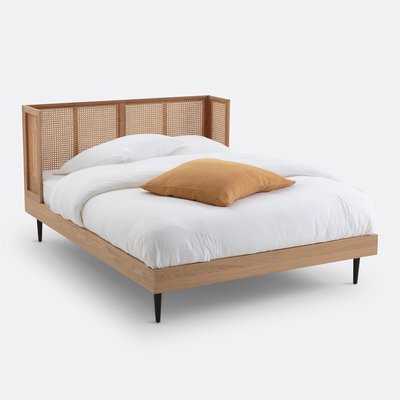 Lit en cannage avec sommier WASKA LA REDOUTE INTERIEURS