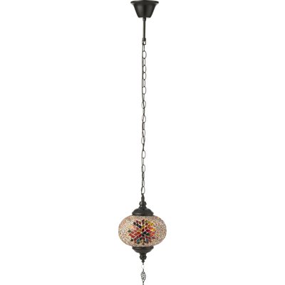 Lampe suspension mosaïque  en verre et métal élégante RECOLLECTION