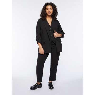 Blazer ouvert devant les poteaux de viscose FIORELLA RUBINO