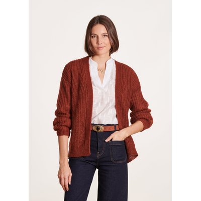Gilet ouvert avec détail fil textile manches LA FEE MARABOUTEE