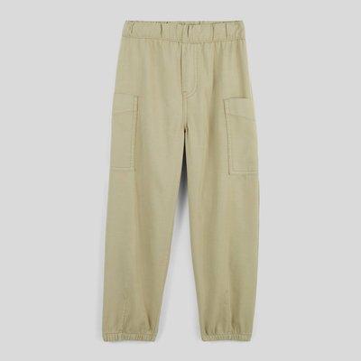 Pantalon cargo à taille élastiquée en coton certifié OEKO-TEX MONOPRIX