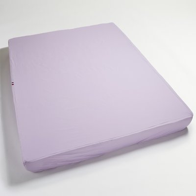 Drap housse enfant en coton bio lilas LES MATELAS DE MORPHEE