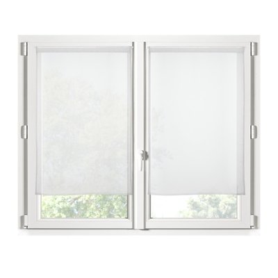 Paire de Rideaux Voile brise bise uni EDEN