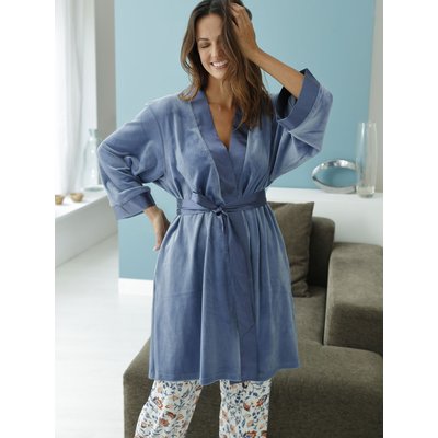 Peignoir kimono maille velours DAXON