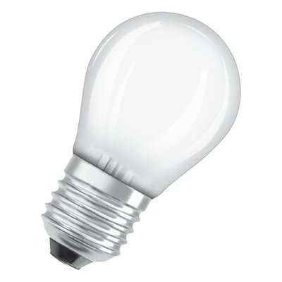 2 Ampoules Led Bli2 Sphérique Verre Dépoli 4w=40w Blanc Chaud E27 OSRAM