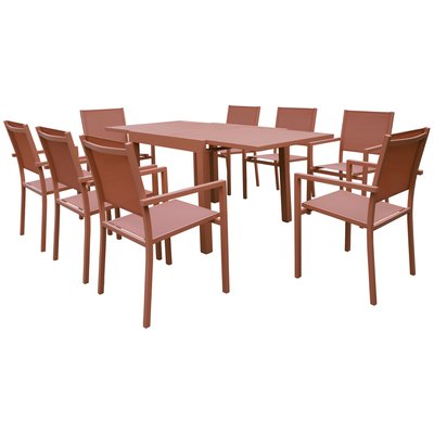 Salon de jardin, extensible, 8 pl, Venezia, VENEZIA HAPPY GARDEN