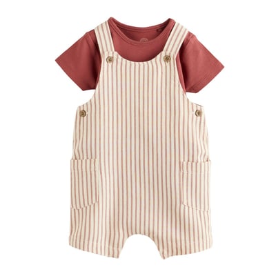 Ensemble salopette tissée et body NEXT