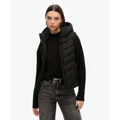 Doudoune sans manches à capuche en microfibre SUPERDRY