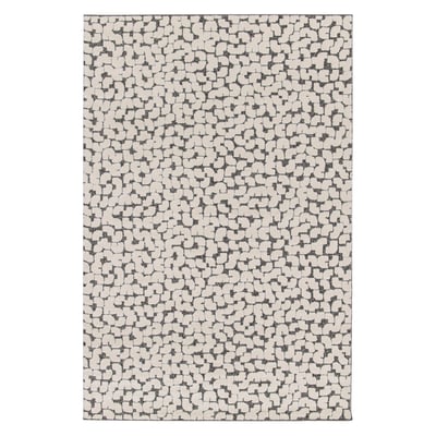 Tapis doux effet sculpté beige et blanc OPUS AFK LIVING
