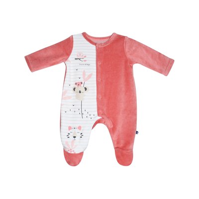 Dors bien leonela velours rase ouverture devant naissance SUCRE D'ORGE