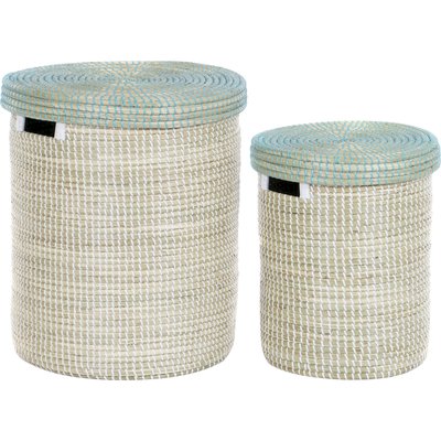 Paniers en jonc de mer tressé (lot de 2) Urban RECOLLECTION