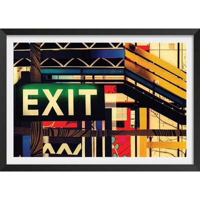 Affiche photographie exit art de rue HEXOA