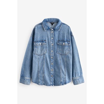Chemise en jean sans coutures sur le devant NEXT
