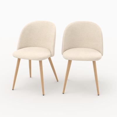 Chaise en tissu Cozy - COZY MAISON PAVANE
