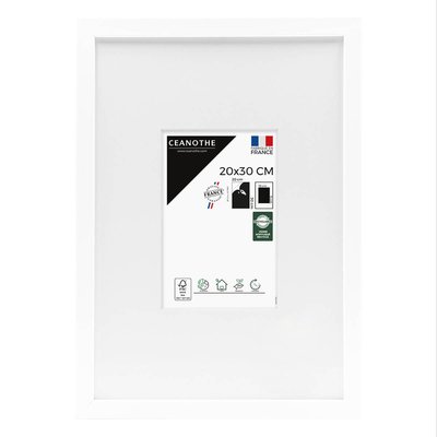 Cadre Photo Avec Passe-partout 20x30 Cm/a4 Résine Recyclée WILD CEANOTHE