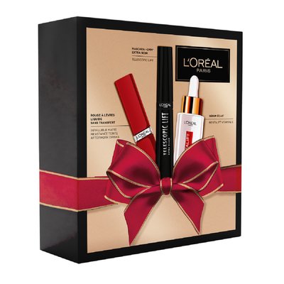 Coffret Cadeau Sérum, Mascara, Rouge à Lèvres L'OREAL PARIS