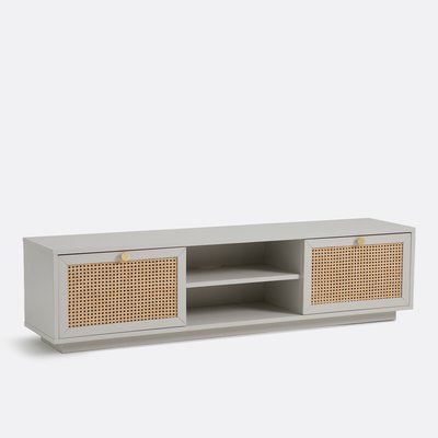 Meuble TV hifi 2 portes 2 niches, Paola LA REDOUTE INTERIEURS