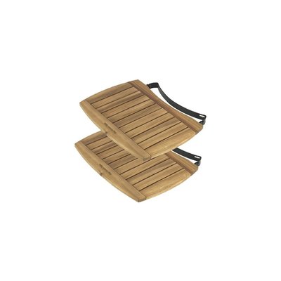 Support barbecue latérales acacia XL BIG GREEN EGG