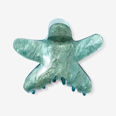 Pince à cheveux étoile de mer bleu turquoise BALABOOSTE