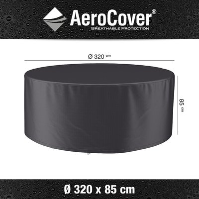 Round Garden Set Cover 320x85cm AEROCOVER