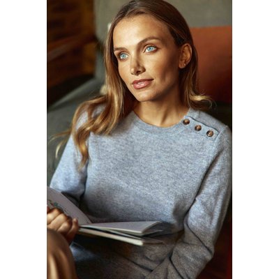 Pull col rond uni MOODY LA PETITE ETOILE