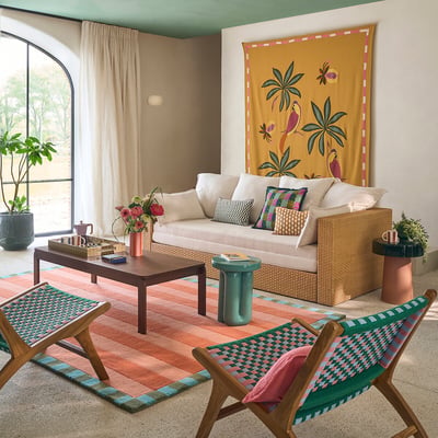Lomasi Striped Print Wool Rug LA REDOUTE INTERIEURS