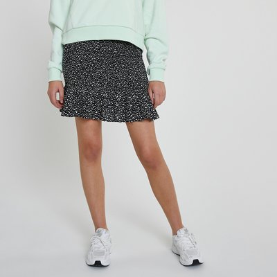 Rok met bloemenprint, kleine volants LA REDOUTE COLLECTIONS