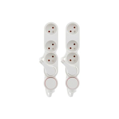 Multiprise Pack de 2 multiprises x4 Prises ESSENTIEL B