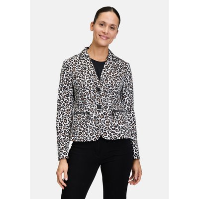 Blazer court à imprimé animalier BETTY BARCLAY