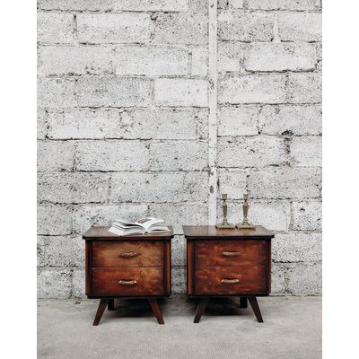 Paire de tables de chevet Maïa N°104 - Bon état DEBONGOUT