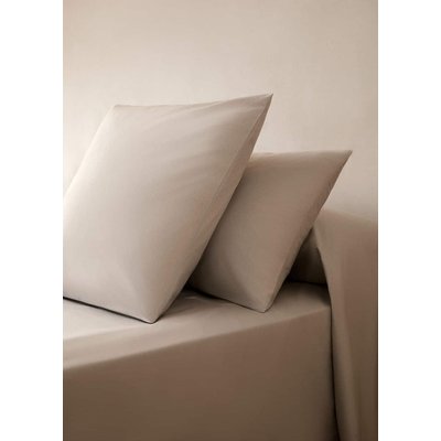 Deux taies d’oreiller percale de coton 60x60 cm MANGO HOME