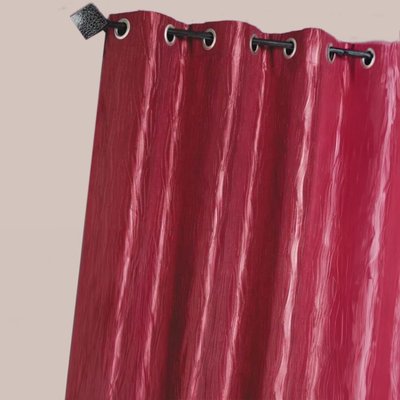 Rideau d'Ameublement en Taffetas Froissé HOME MAISON