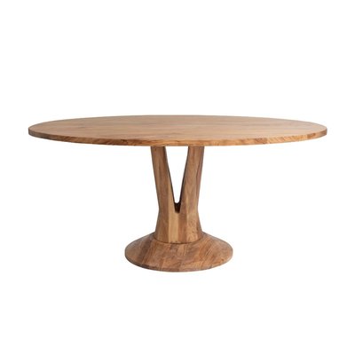 Table à manger ovale en bois d'acacia 175 cm  SAUGE MADE IN MEUBLES 
