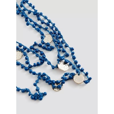 Collier multichaînes à perles MANGO TEEN