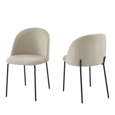 Lot de 2 chaises en velours- SLANA DRAWER