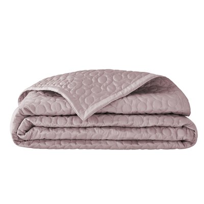 Couvre-lit matelassé uni en satin de coton bio, POESIE ALEXANDRE TURPAULT