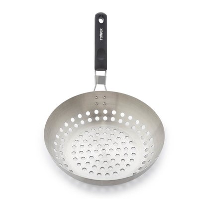 28cm Grill Wok with Folding Handle TOWER