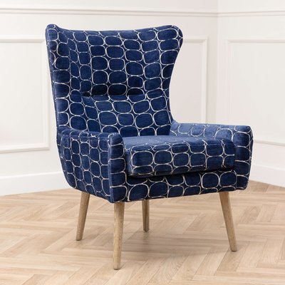 Oswald Woven Jacquard Velvet Chair VOYAGE MAISON