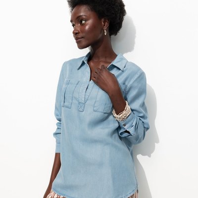 Blouse en lyocell PROMOD